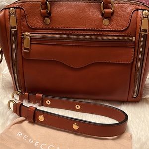 Authentic REBECCA MINKOFF MAB 2.0 Satchel Caramello Fall 2022💕 Mint condition!